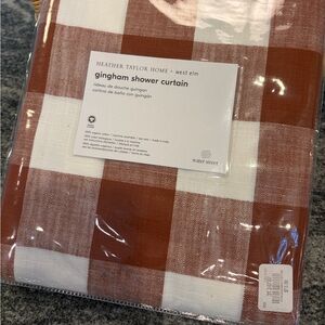 Heather Taylor Home Gingham Shower Curtain